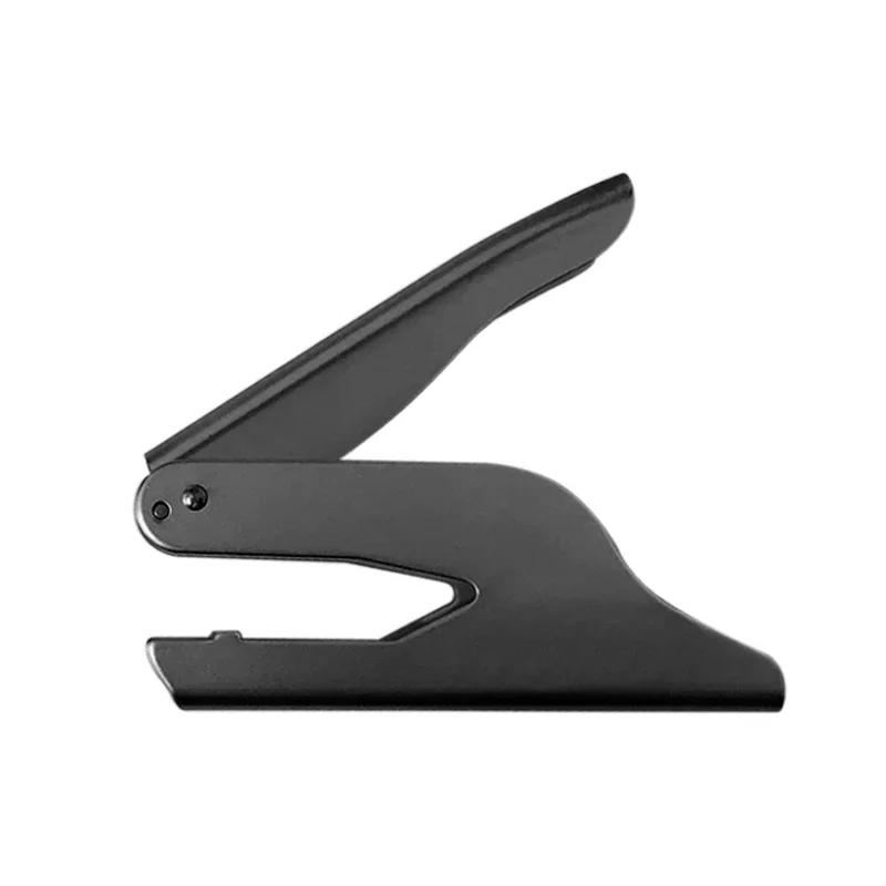 Embossing Stamp Handle Alicate de aço inoxidável Acessórios para máquinas de gravação Ferramentas de impressora de papel 2 tamanhos 4 cores - Image 1