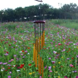 Tubos musicais do carrilhão do vento, 12 tubos, sinos de vento, ouro, sinos de prata, decoração para jardim, vivendo, quarto, cafetaria - Image 6