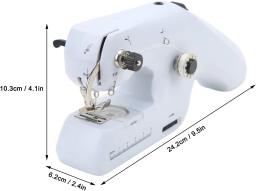 Máquina de costura portátil automática, Mini máquina de costura elétrica portátil para adultos, DIY Home Sewing Tool - Image 2