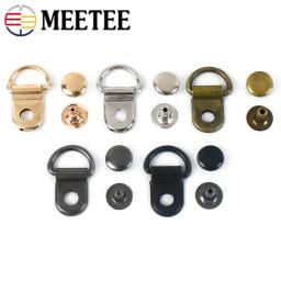5/10/20 conjuntos 9*14mm metal d anel fivela prego parafuso mosquetão sapatos saco cinta cinto de couro fecho snap gancho artesanato acessório de costura - Image 2