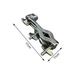 Multi braçadeira címbalo suporte braçadeira tambor extensão clipe de percussão címbalo braço fixação braçadeira tambor acessórios botão metal - Image 6