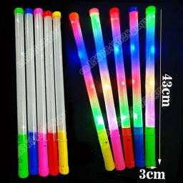 Colorful RGB LED Glow Sticks, Cheer Tube, Dark Light para o Natal, Aniversário, Fontes de festa de casamento, Bulk, 10 Pcs, 30Pcs - Image 3