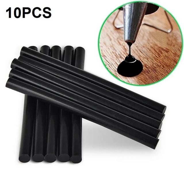 Cola Black Hot Melt em varas de 7mm para pistola elétrica - Ideal para artesanato, reparo de carro e remoção de amassados sem pintura