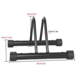 Stainless Steel Bike Estacionamento Racks, Bicicleta Stand, Standing Floor Rack, Novo - Image 2