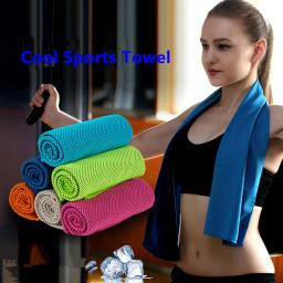 Cachecol de microfibra para esportes ao ar livre, toalha de secagem rápida, viagem fina, respirável, praia, corrida, ioga, ginásio, camping, verão - Image 1