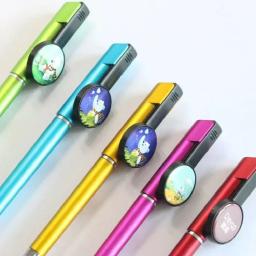 Sublimação Imprimir Em Branco Gel Pen com Suporte Do Telefone, Imagem personalizada, Presente DIY, Touch Screen Stylus, 24 pcs - Image 3