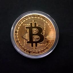 Coleção de Moedas Banhado a Ouro Moedas Criativas de Metal, Grande Imitação Antiga, Lembrança Bitcon Colecionável, Presente, 1Pc - Image 5