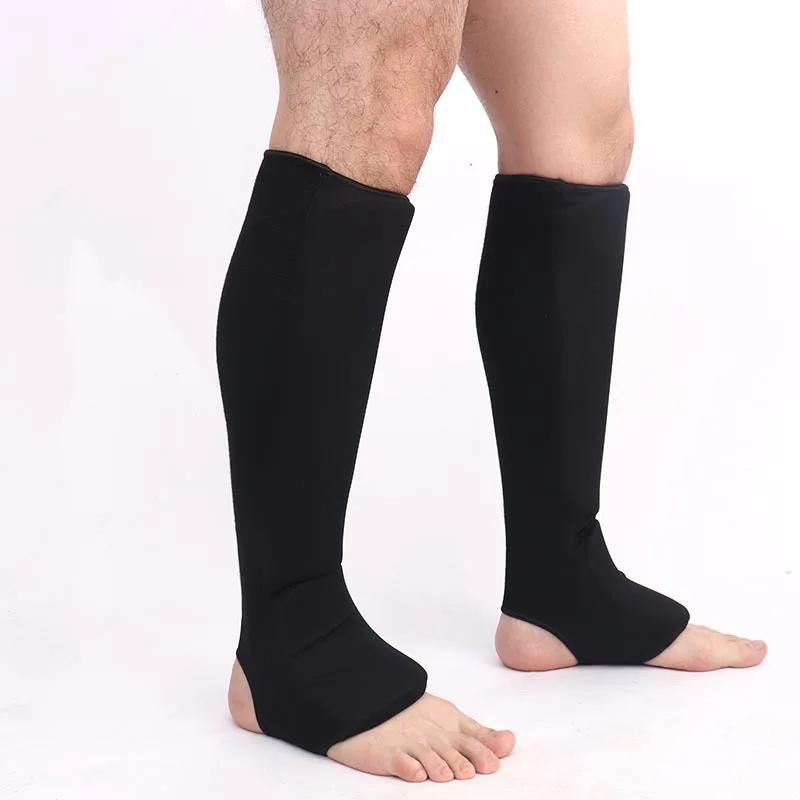 Karate shin guardas equipamentos de boxe mma taekwondo luvas muay thai instep guarda sparring protetor perna almofadas pontapé para adultos - Image 1