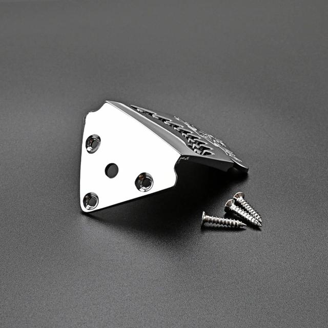 Bandolim Tailpiece Resistente com Parafuso para 8 Cordas - Peças de Alta Durabilidade para seu Instrumento