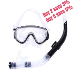 Venda quente profissional máscaras de mergulho snorkeling conjunto adulto saia de silicone anti-nevoeiro óculos de proteção de natação equipamentos de piscina - Image 1