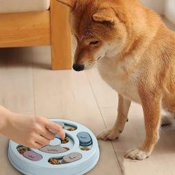 Suprimentos para animais de estimação cão brinquedos educativos alimentador aumento interativo filhote de cachorro iq comida dispensador interativo brinquedos de alimentação educacional - Image 2