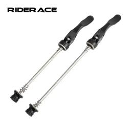 Riderace cubo de bicicleta qr, alavanca de espetos de liberação rápida, liga de alumínio, dianteiro, 100mm, traseiro, 135mm, aro para eixo de bicicleta de montanha, cubo de roda - Image 1