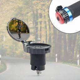 Pequeno Espelho Retrovisor Dobrável Rotativo para MTB, Espelho de Bicicleta, Guiador De Bicicleta, Refletor Especial, Acessórios De Ciclismo, Handle Plug, 2Pcs - Image 2