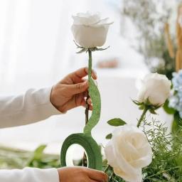 10/1 pçs buquê floral fita haste envoltório auto-adesivo estame embrulho florista fitas diy flores embalagem artesanato decoração de casamento - Image 3