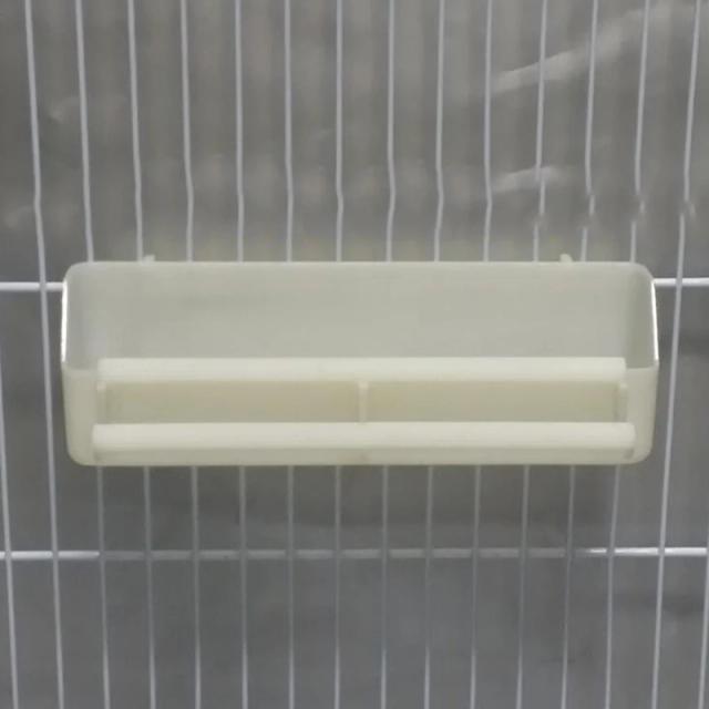 Tigela 2 em 1 para Alimentação de Pássaros com Copo Duplo para Comida e Água Ideal para Gaiolas de Canários, Papagaios e Pombos