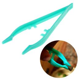 Réptil alimentação e cocô limpeza ferramentas anfíbio pinças de alimentação alicate plástico alça longa para peixes insetos aquários - Image 1