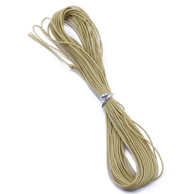 Corda de Algodão Encerado 1mm - 10m para Fazer Jóias e DIY em Pulseiras e Colares