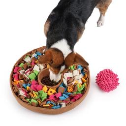 Snuffle Mat para cão, Brinquedos de alívio do estresse para cães Enigma de enriquecimento Cão brinquedos para alimentação Cão Sniff Mat, Slow Eating Puzzle Feeder - Image 2