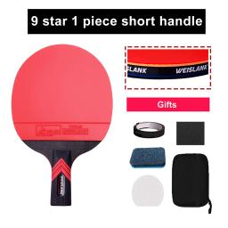 Raquete De Tênis De Mesa Profissional, Lâmina De Carbono De 9 Estrelas, Espinhas De Face Dupla, Ping Pong Paddle - Image 5