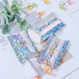Caixa De Embalagem De Lenço De Seda Pequena Caixa, Dobrável De Papel, Caixa De Presente De Doces Travesseiro, Feriado De Casamento, Natal, DIY - Image 3
