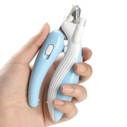Profissional Pet Clipper unha com luz LED, garra grooming tesoura para cães pequenos e gatos, acessórios para cães, 1pc - Image 1