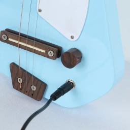 3 Cordas Montado Madeira Guitarra Elétrica Acústica Crianças Pickup Mini Viagem Música Cordas Instrumento Violao Para Crianças Iniciante - Image 5