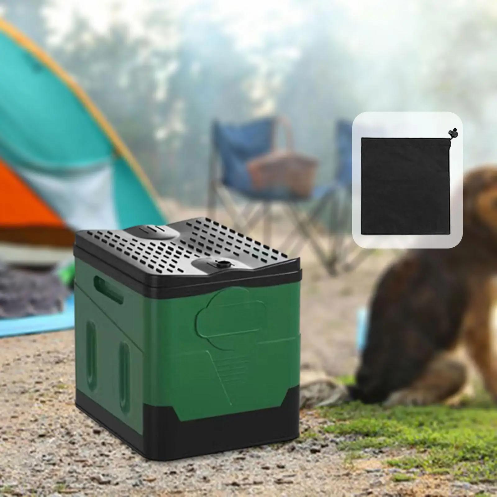 Banheiro dobrável de acampamento portátil, multiuso, rolamento de carga 150kg, vaso sanitário de viagem, piquenique, pesca, caminhadas, praia, longa viagem - Image 1
