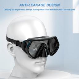 Máscara de mergulho com snorkel Máscara de mergulho antiembaçante para crianças Máscara de natação Máscara de mergulho com snorkel de silicone à prova d'água Máscara de natação infantil - Image 5