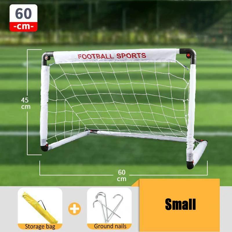 Portable Folding Futebol Goal com Saco, Mini Sport Net, Outdoor Indoors e Esportes, Equipamento de Treinamento de Futebol Juvenil para Crianças - Image 1
