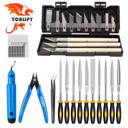 Impressora 3D Gravação Faca e Carving Tool Kit, DIY Peça Impressora 3D, Cortador de arquivo modelo, Remoção de material raspador - Image 1