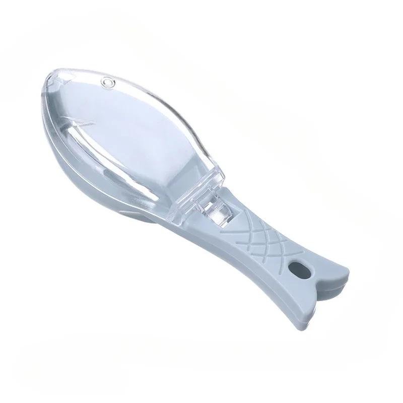 Grade de escala de peixe raspador ferramenta de limpeza de peixe com capa raspador cozinha doméstica cozinhar acessórios de pesca da carpa - Image 1