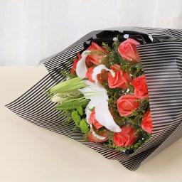 Eco-friendly Honeycomb Papel Kraft, Adequado para Embrulho de Flores e Presente, Embalagem, Multicolor, Luxo, 50cm x 9m - Image 6