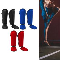 Profissional Kickboxing Shin Instep Protector, Karate Shin Guards para Chutar Mma Muay Thai Boxing Sports - Image 3