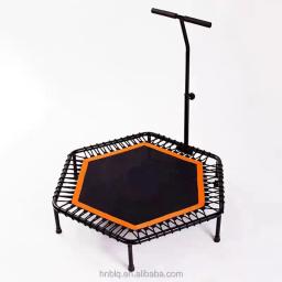 Mini trampolim fitness silencioso de 42 polegadas com alça ajustável, trampolim fitness bungee rebounder, salto, treinador cardiovascular, treino - Image 1