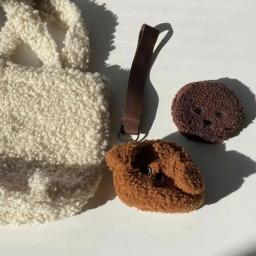 Dispensador de pelúcia com design adorável dos desenhos animados, bolsa para cães, porta-animais na moda, bijou fofo, pet de pelúcia - Image 2