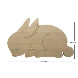 Adesivo de parede de madeira para quarto infantil, ornamentos, coelho, pássaro, borboleta, bebê, crianças, decoração do quarto, acessórios - Image 6