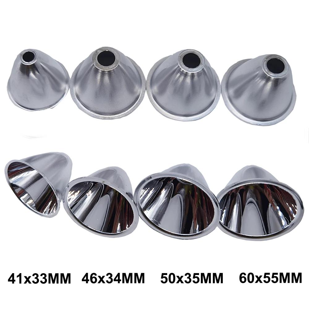 1-5 pces 40mm 46mm 50mm 60mm alumínio led lanterna refletor copo para 5050 5w 10w led 5-10degree - Image 1