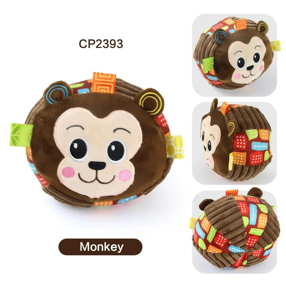Brinquedos de pelúcia para cães, Bolas de pele macia, Toques em movimento, Animal de estimação divertido e interativo - Image 1