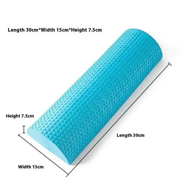 Rolo de Espuma EVA para Ioga Cilindro Redondo 30cm