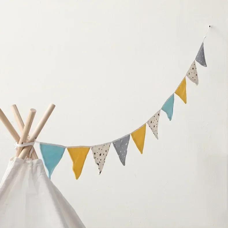 Tenda Teepee para Crianças, Princesa Dobrável Portátil Wigwam, Casa de Jogo Indoor para Crianças, Menina e Menino Brinquedo, Castelo Doméstico, 1.6m - Image 1