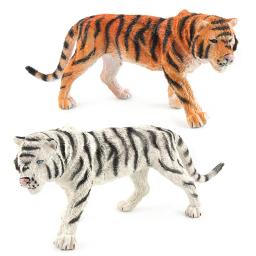 Simulação realista Animais selvagens, modelo Big Hollow, leopardo, tigre, leão, elefante, coleção de zebra brinquedos infantis, presentes de aniversário - Image 4