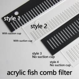 Aquário Removível Overflow Combs, Fish Tank Over Water Board, O tanque de transbordamento é adequado para transbordamento, Filtro acrílico Fish Comb - Image 1