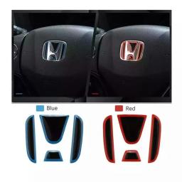 Carbon Fiber Car Steering Wheel Sticker, Emblema de decoração para Honda, Civic, Accord, Fit, Jazz, CRV, HRV, Odyssey, Jade, Auto Acessórios - Image 4