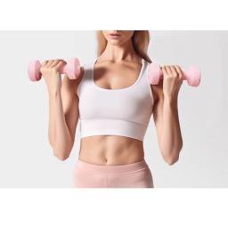 2 pçs haltere equipamentos de fitness estável durável haltere 0.5kg peso treinamento musculação em casa para mulheres equipamentos fitness - Image 2