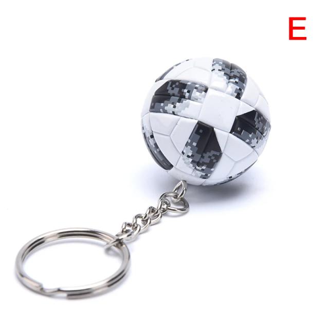 Chaveiro 3D de Futebol em Couro para Homens - Presente Perfeito para Fãs e Namorados