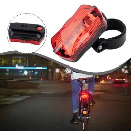 Luz traseira de bicicleta impermeável, preto, acessórios de ciclismo, luz traseira, ciclismo noturno, peça de reposição MTB, venda quente - Image 5