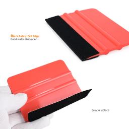 EHDIS 10pcs Tecido Borda de Feltro Vinil Rodo De Carbono Envoltório Filme Adesivo Aplicador Ferramenta Janela Limpeza De Vidro Auto Styling Raspador - Image 2