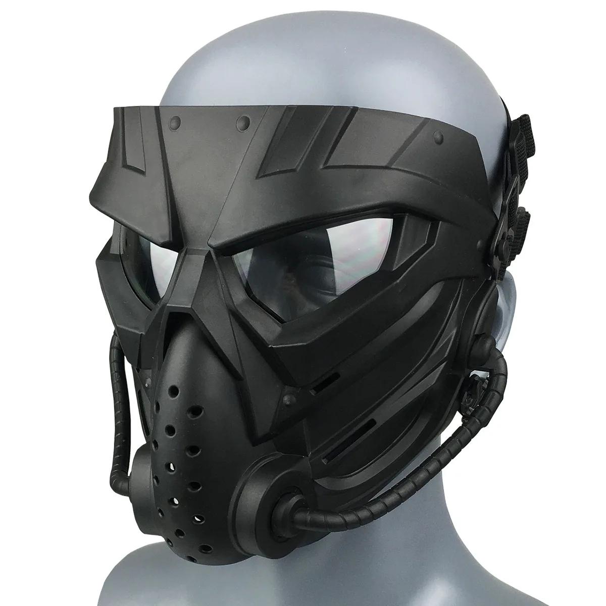 Máscara de Proteção Facial Completa para Airsoft Paintball, Tático CS Field Gear, Traje Cosplay, Halloween Festival Presente, Esqueleto - Image 1