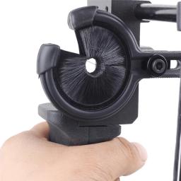 Arco e flecha substituível escova cheia resto seta ajustável suporte ambos à direita mão esquerda para a caça tiro arco composto seta - Image 1