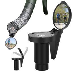 Espelho Retrovisor de Bicicleta Universal, Ajustável, Guiador de Ciclismo, Espelhos Convexos, Refletor de Visão para MTB, Acessórios para Road Bike - Image 1